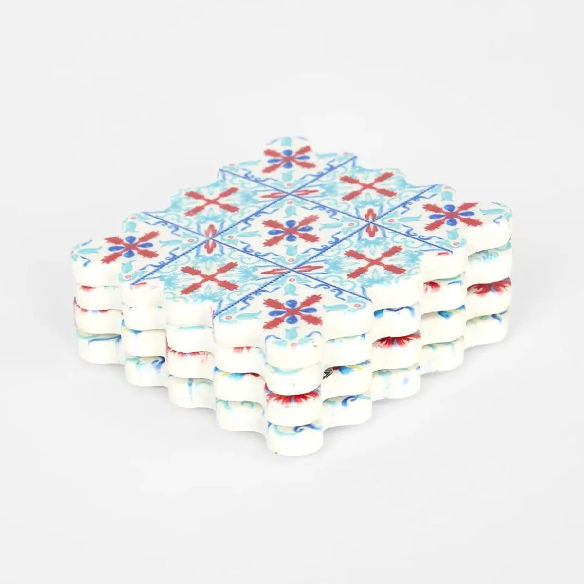 Vixen & Velvet La Dolce Vita Mixed Pattern Coaster (Set of 4)