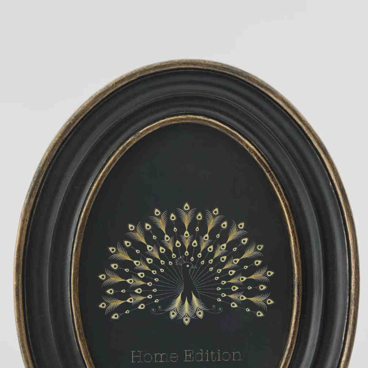 Florabelle Living Vera Oval Photo Frame Black & Gold | Minimax