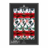 Celebration Crackers Family Cube Traditional Holly 30cm (Set of 12) | Minimax