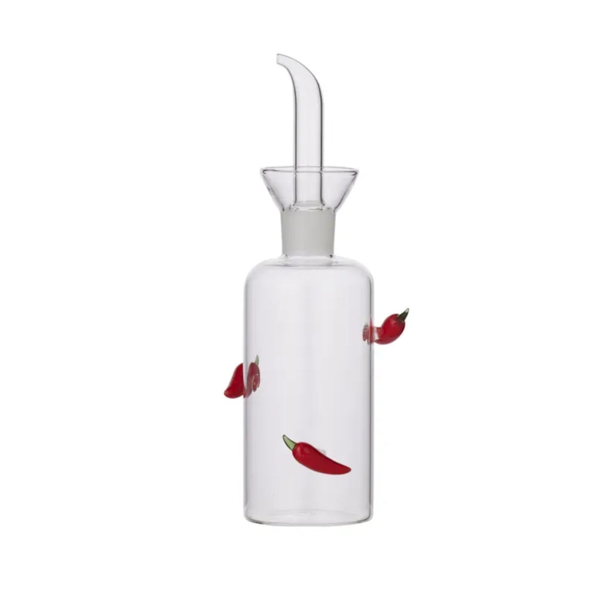 Assemble Gino Glass Oil Bottle Red Chilli 8x16cm | Minimax