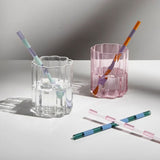 Fazeek Striped Straws 18cm Set of 4