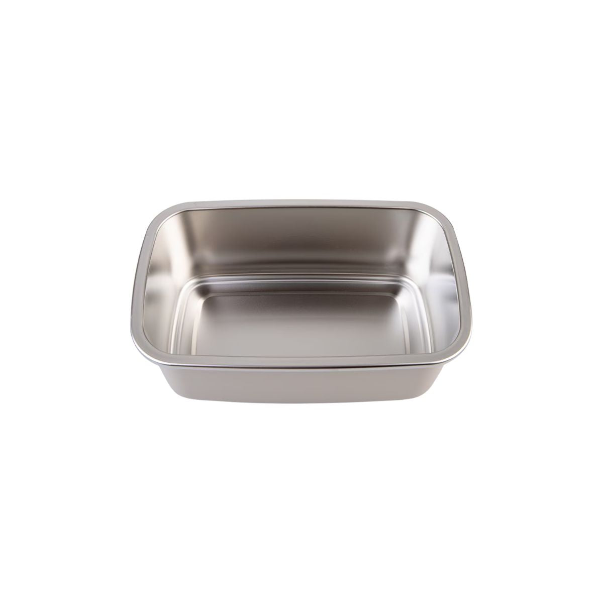 Oasis Microwave Safe Rectangular Stainless Steel Container Oat 1.1L