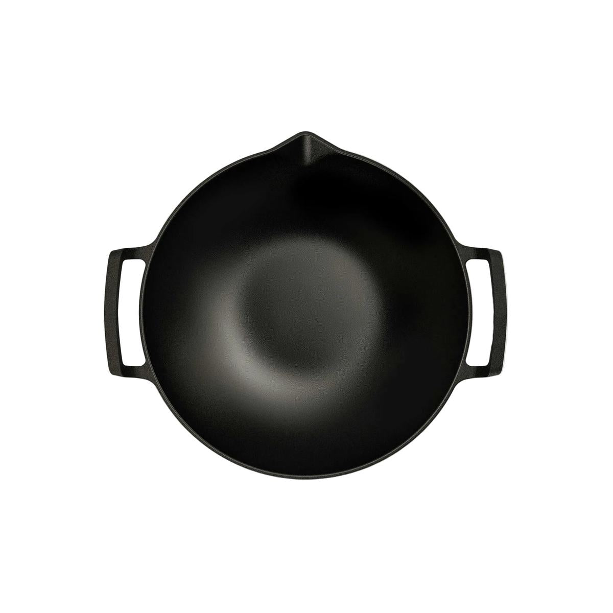 31cm Cast Iron Takumi Wok Set