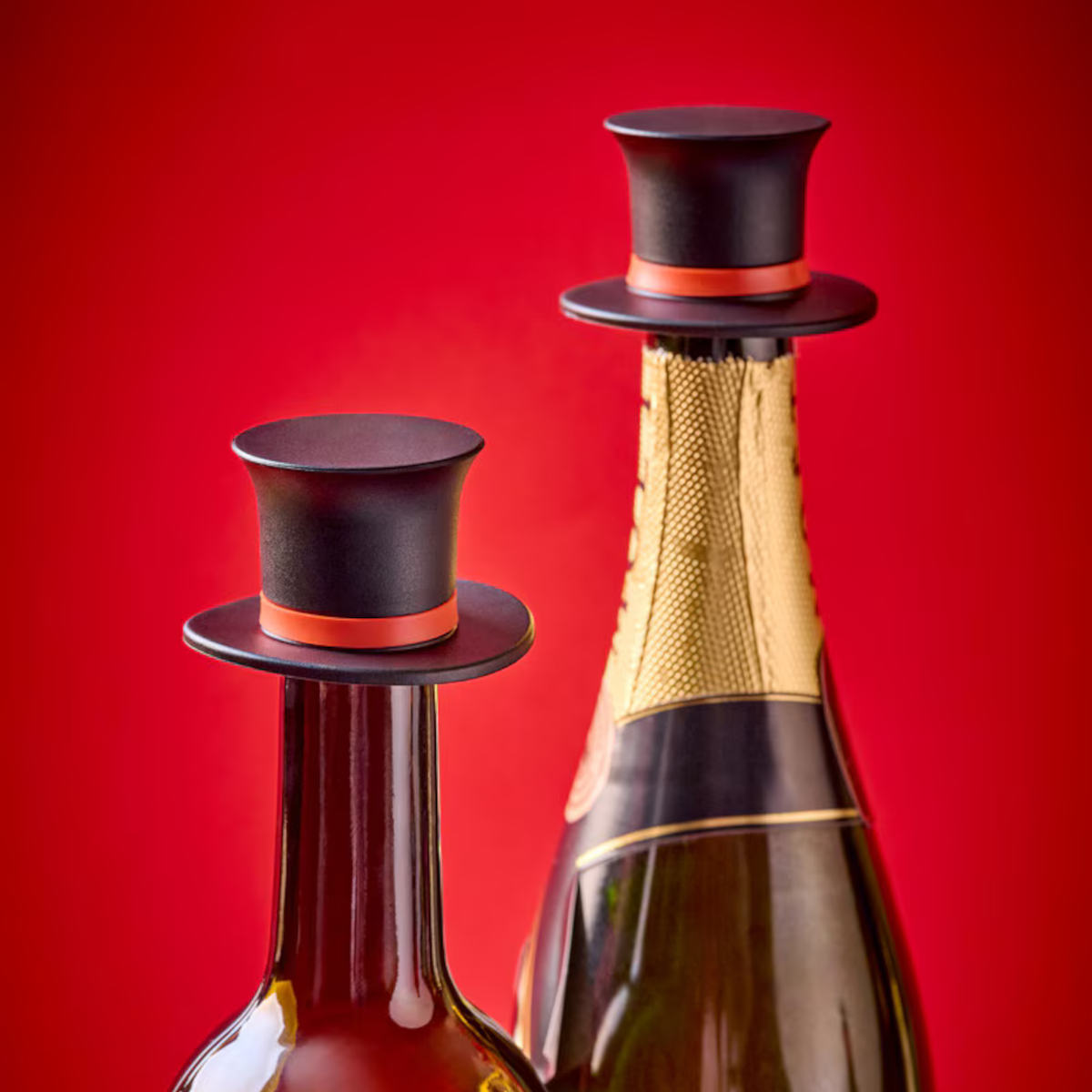 Gentleman's Hardware Top Hat Bottle Stoppers (Set of 2)