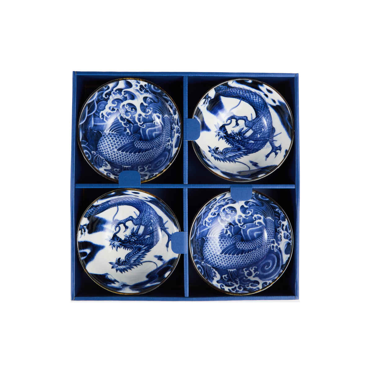 Tokyo Design Japonism Bowl Blue 14cm (Set of 4) | Minimax