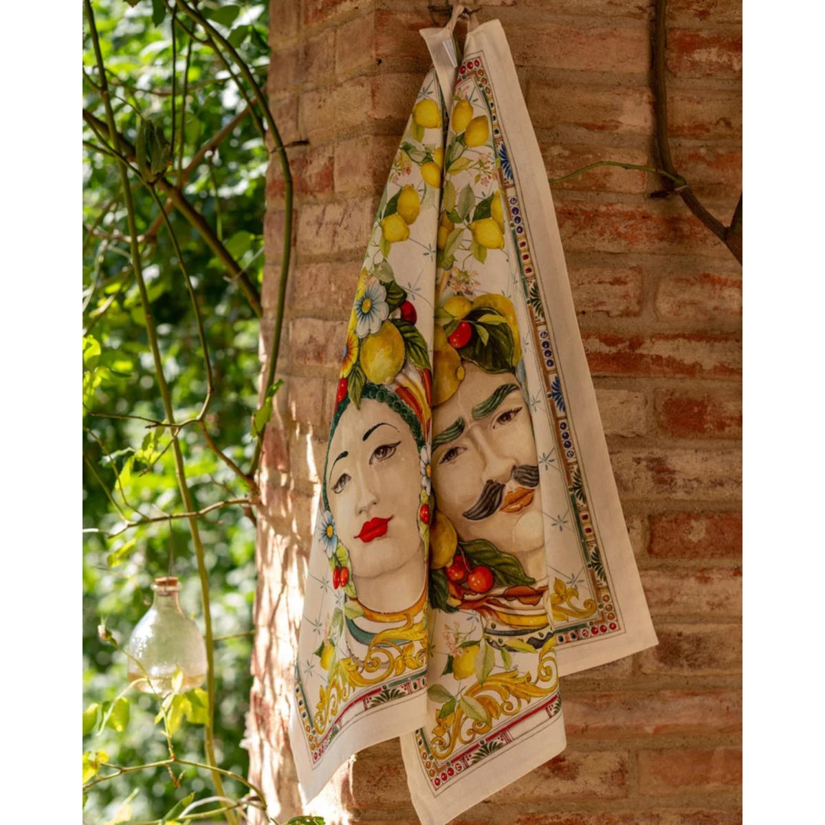 Tessitura Toscana Telerie Zagara Donna Tea Towel 50x70cm