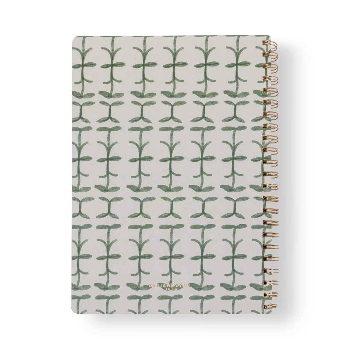 Designworks Ink Vine Twin Wire Notebook Green 21x29cm | Minimax