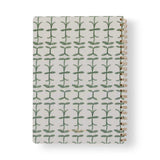Designworks Ink Vine Twin Wire Notebook Green 21x29cm | Minimax