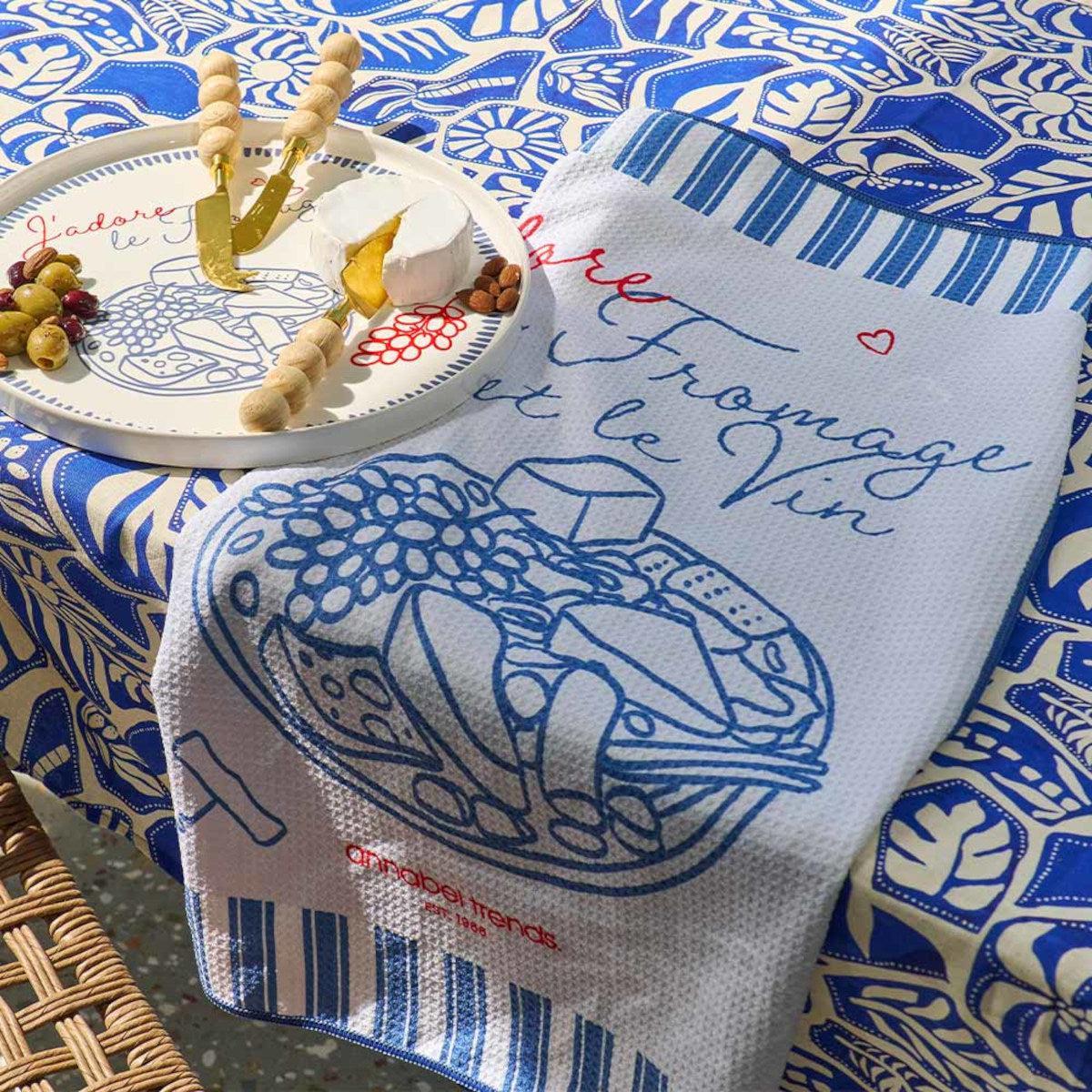 Annabel Trends Jadore Le Fromage Tea Towel | Minimax