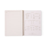 Designworks Ink Wire Notebook Wavy Blue 21x29cm | Minimax