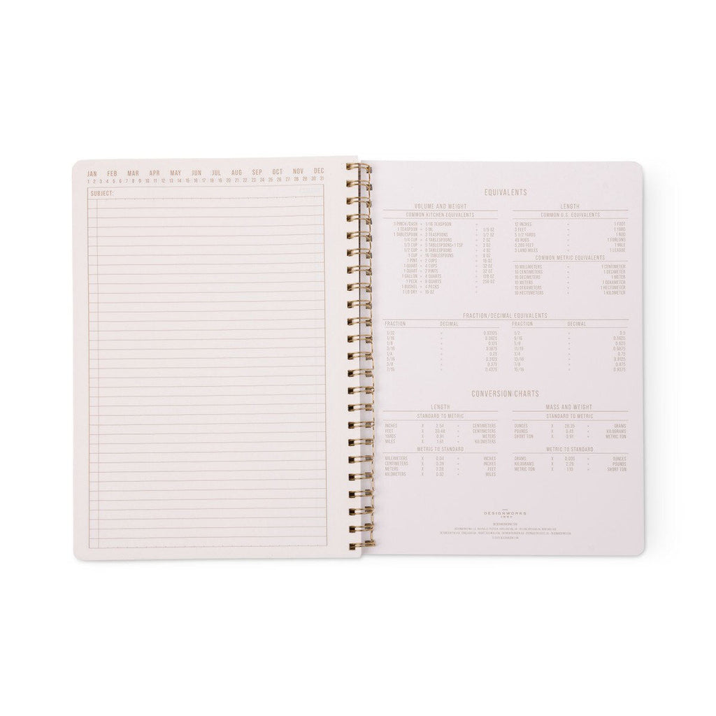 Designworks Ink Wire Notebook Wavy Blue 21x29cm | Minimax