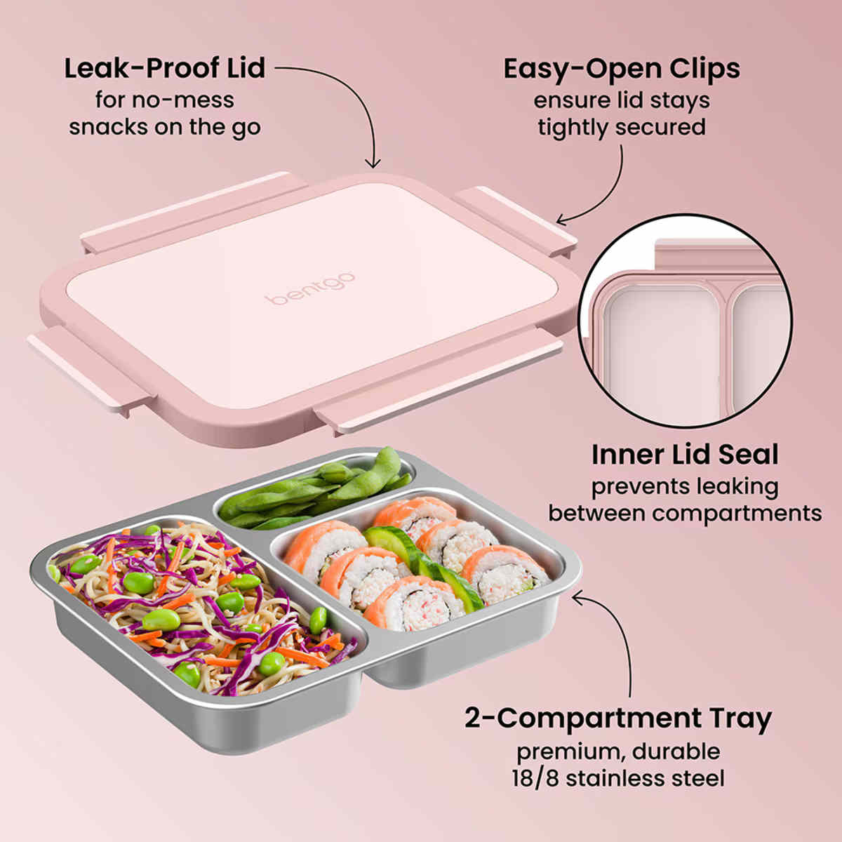 Bentgo Stainless Steel Lunch Box | Minimax
