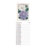 The Paperie Botanica 2027 Slim Wall Calendar | Minimax