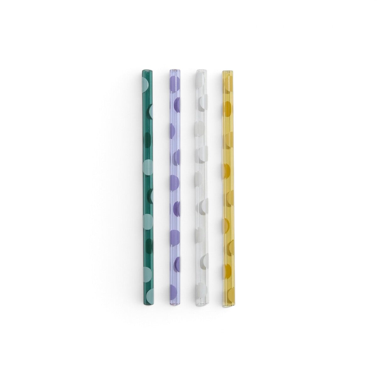 Fazeek Polka Dot Straws Set of 4