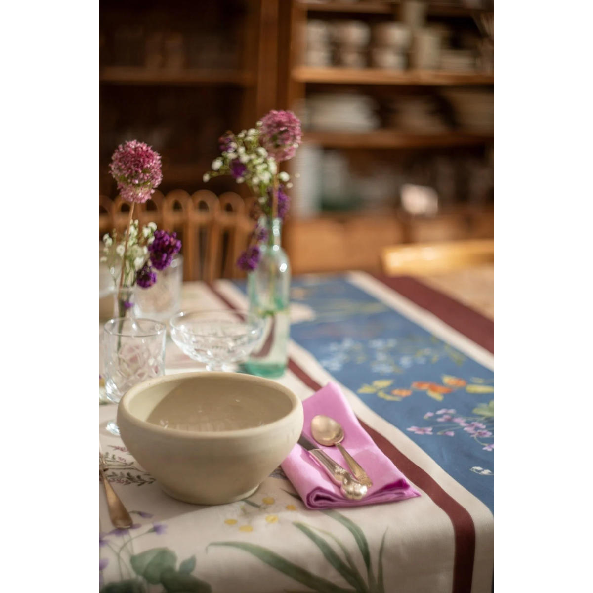 Tessitura Toscana Telerie Pernilla Cotton Table Runner 50x170cm