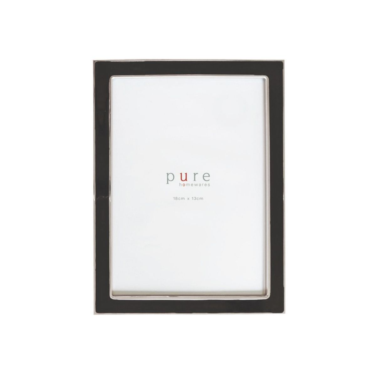 Swing Gifts Isla Alloy Photo Frame Black Silver 18x13cm