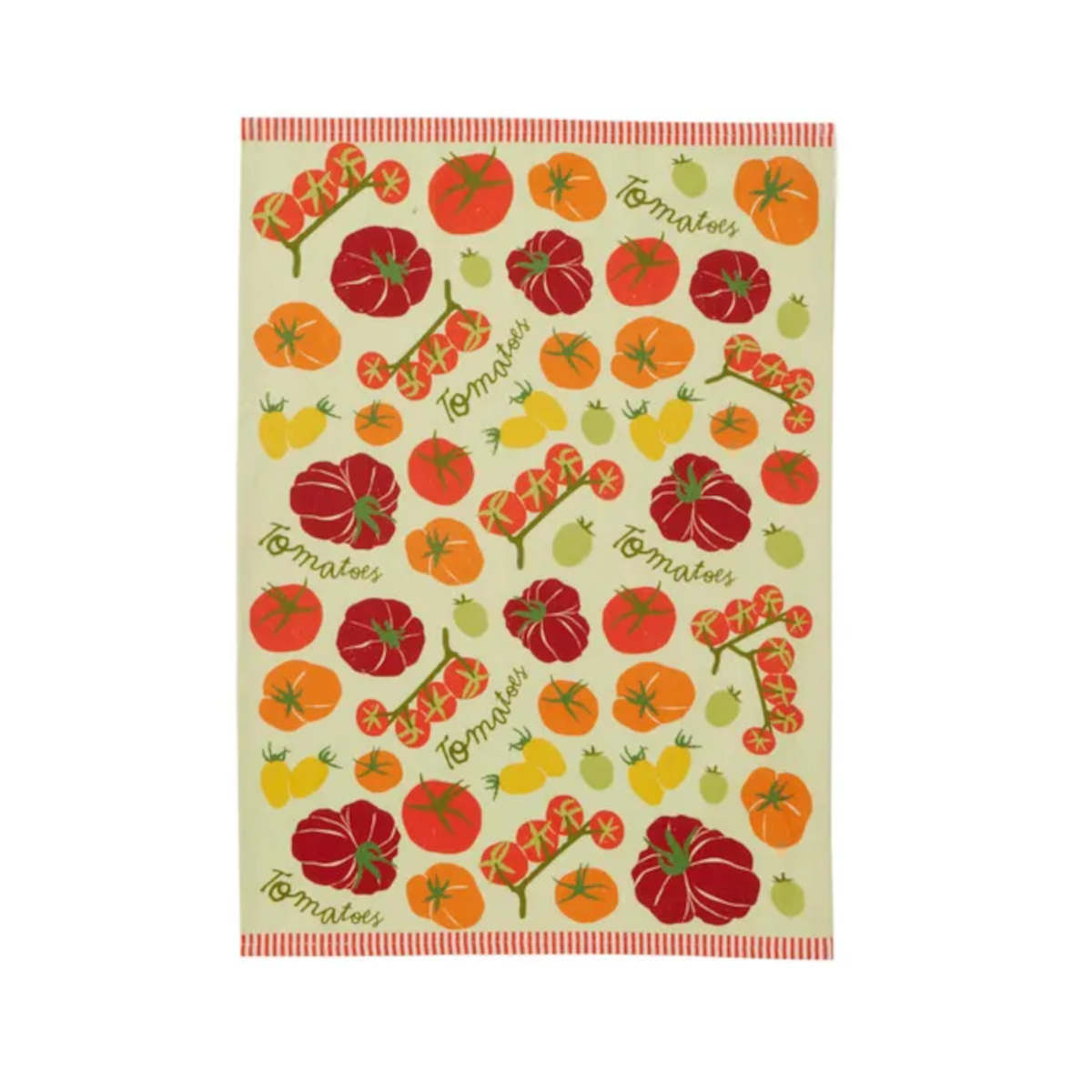 Assemble Tomatoes Cotton Tea Towel Mint 50x70cm