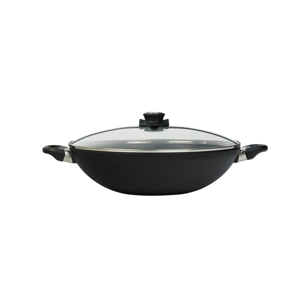 Swiss Diamond XD Non-stick Wok with Lid & Tempura Rack 36cm (6L)