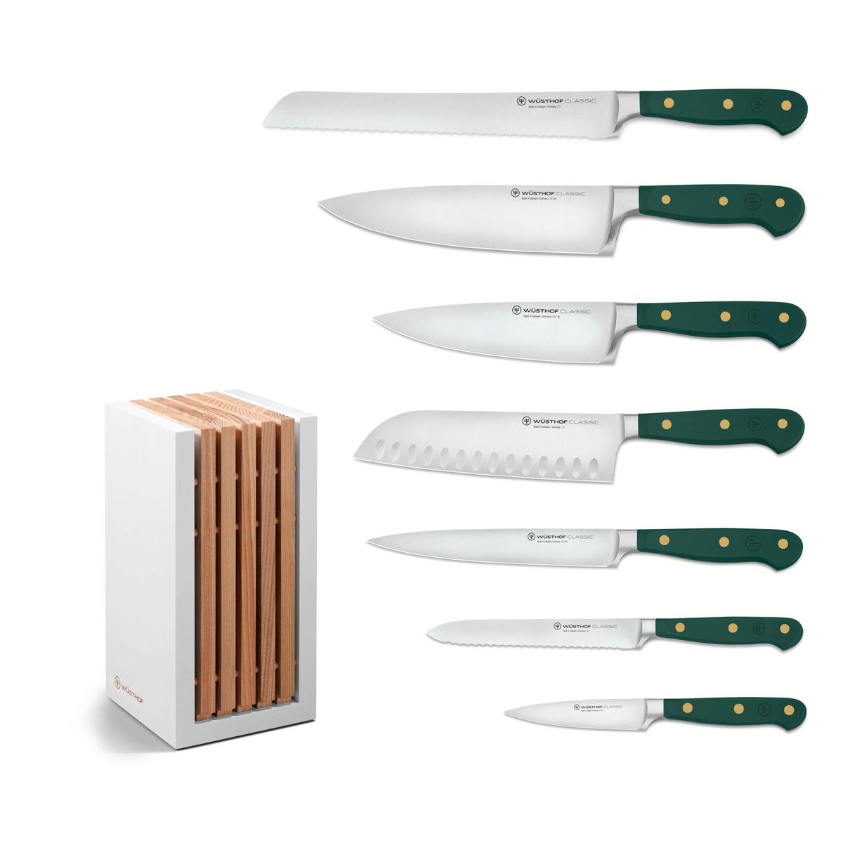 Wusthof Classic Colour Fresh Rosemary 8 Piece Knifeblock