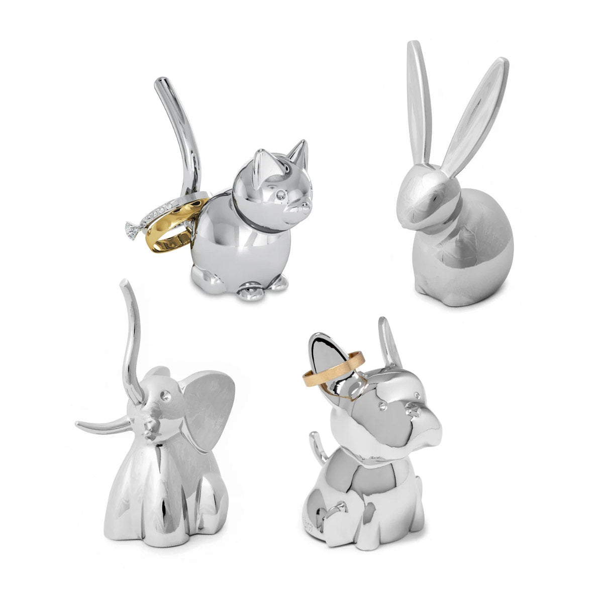 Umbra Zoola Ring Holder 12 Pieces (4 Assorted Designs) | Minimax