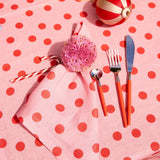 Kip&Co Diner Glam Teaspoon Red Set of 4