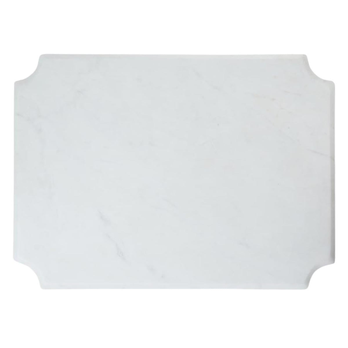 Society Home Margot Marble Serving Board White
