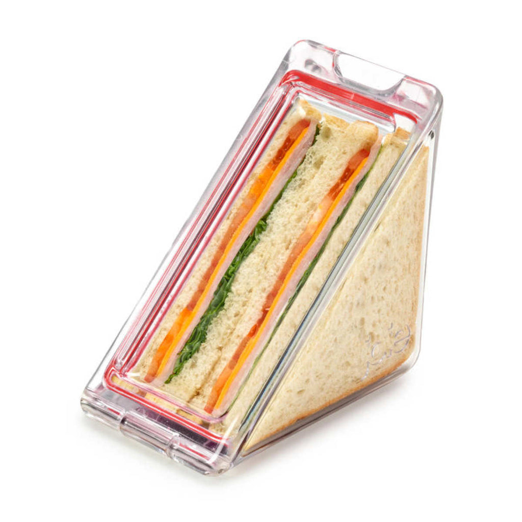 Joie Clear Triangle Lunch Sandwich Box Clear | Minimax