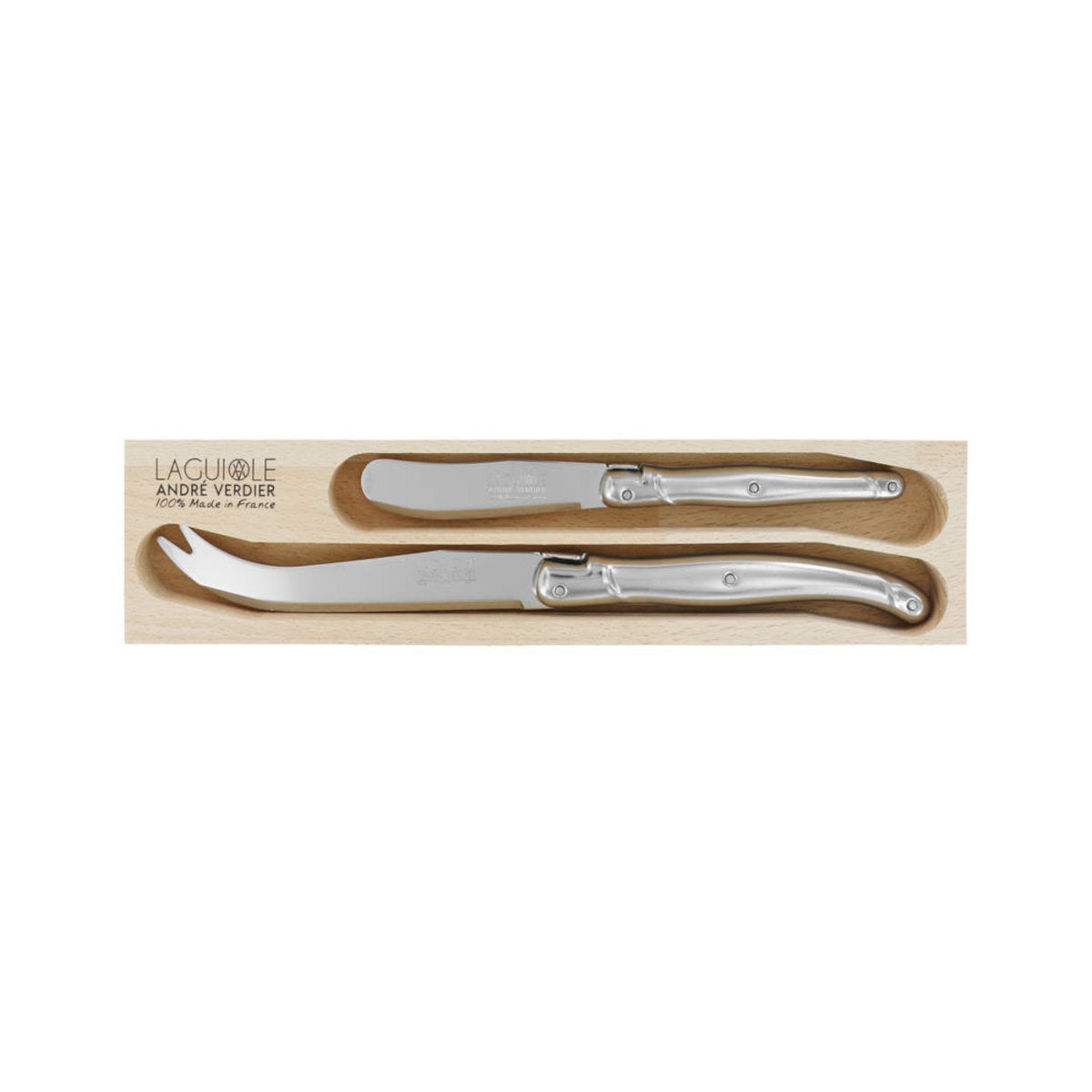 Laguiole Andre Verdier Cheese Knife Set Set 2pc Stainless Steel | Minimax