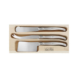 Laguiole Andre Verdier Cheese Knife Set 3pc Stainless Steel | Minimax