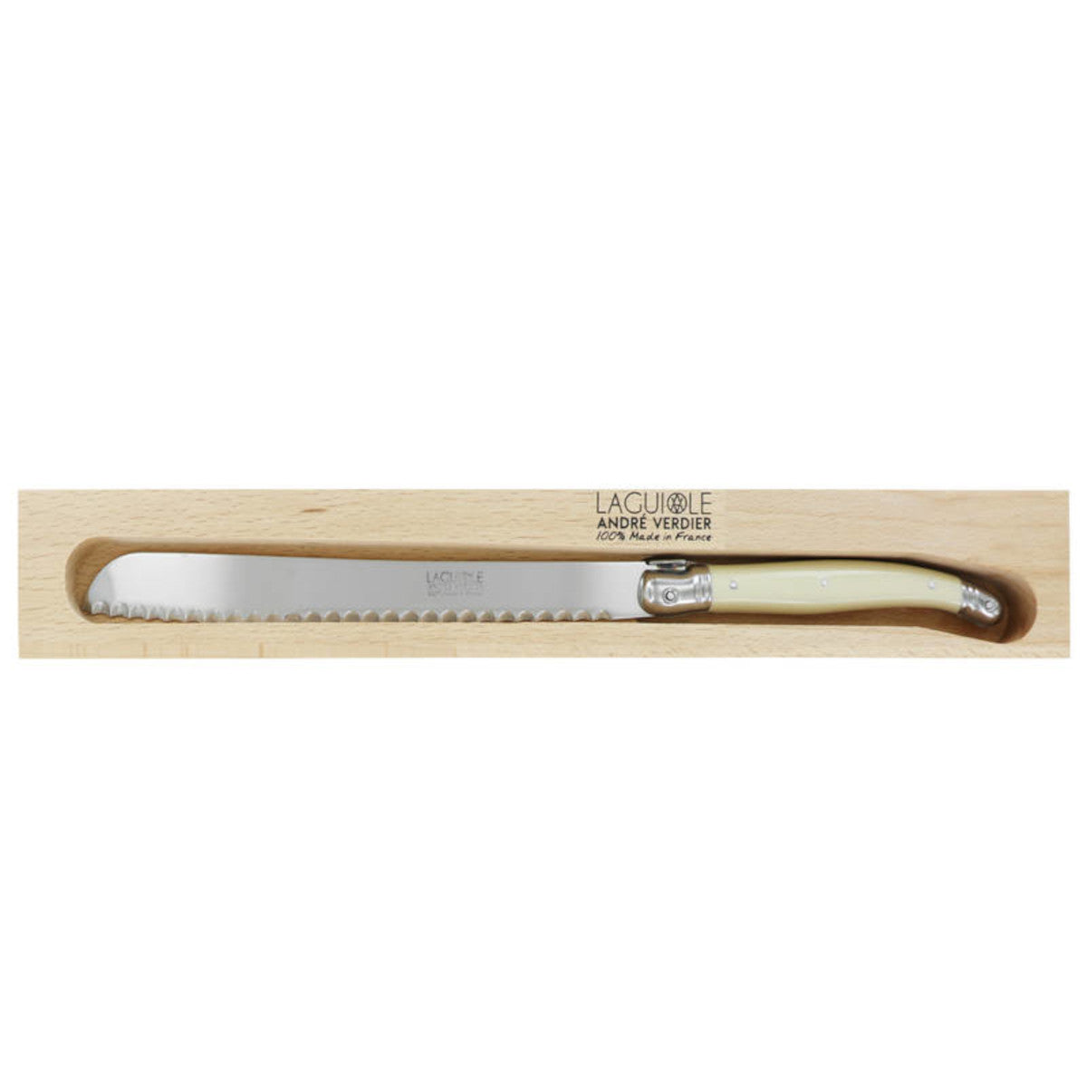 Andre Verdier Laguiole Bread Knife Ivory | Minimax