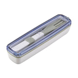 Joie Cutlery To Go 4 Piece – portable cutlery set with fork, knife, spoon and chopsticks in compact travel case for easy carrying.