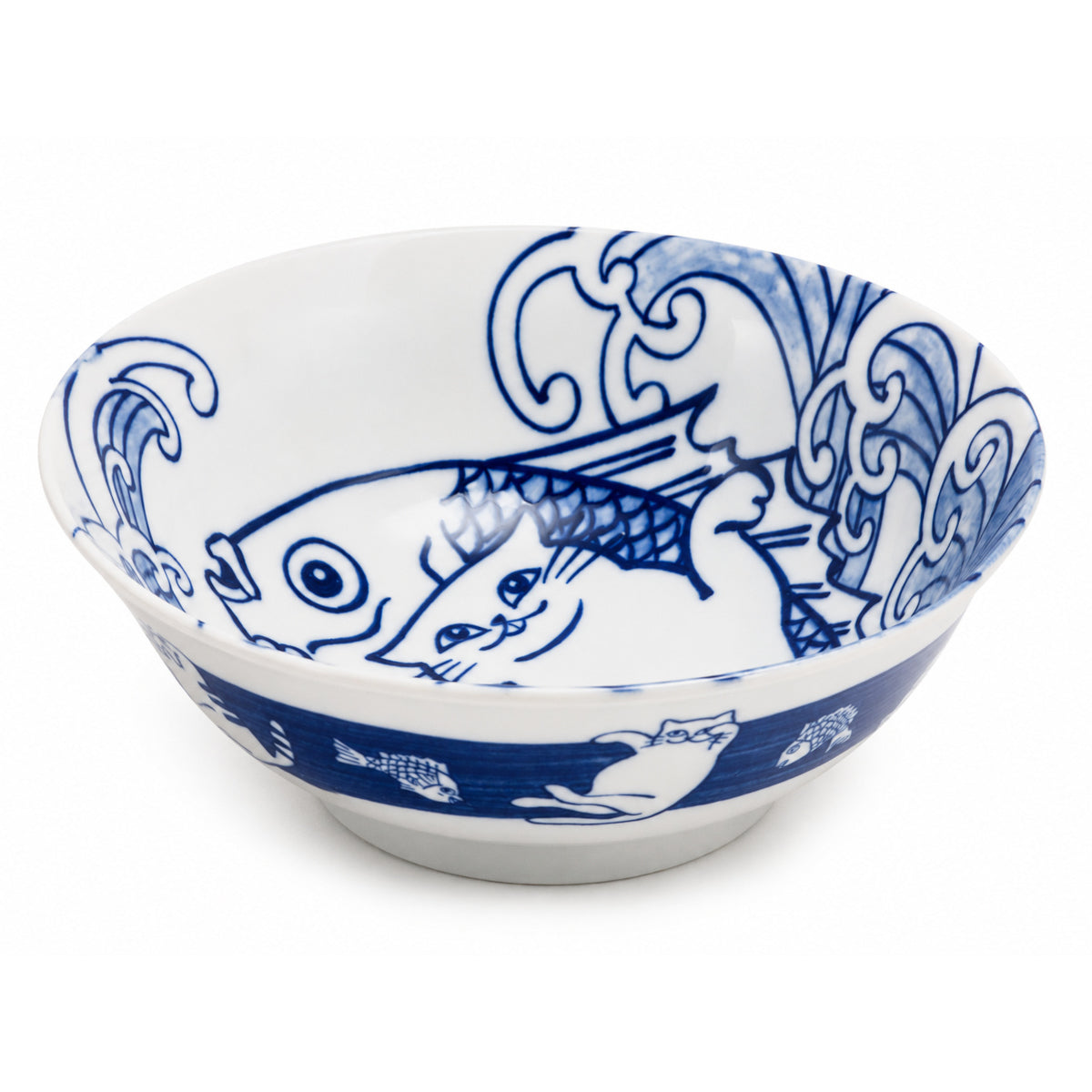 Concept Japan Neko-Marche Cat & Snapper Noodle Bowl 19.5cm