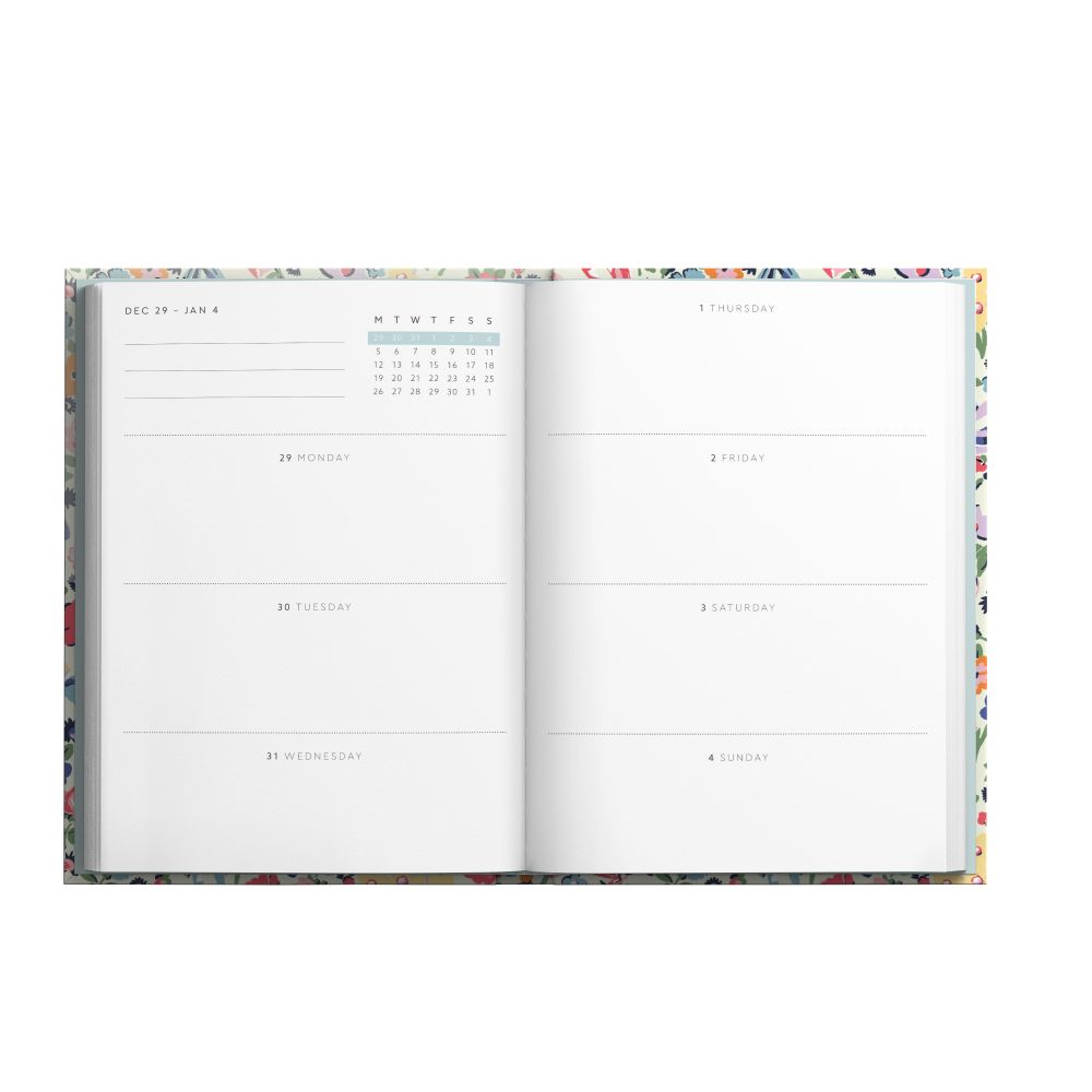 2027 CK FLORAL NAVY A5 DIARY | Minimax