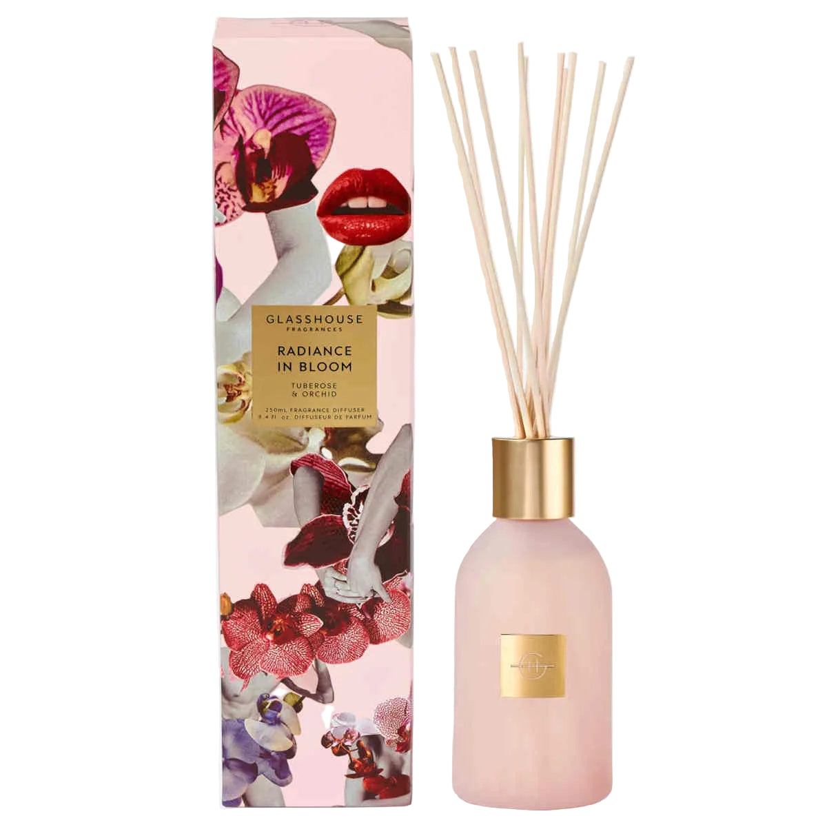 Glass House Fragrances Radiance Bloom Diffuser 250ml | Minimax