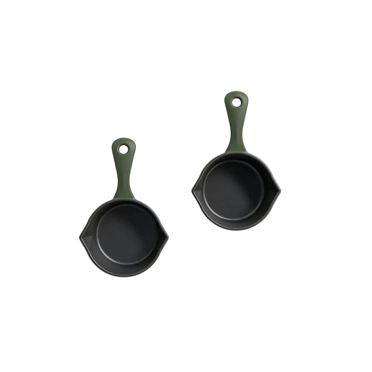 Ironclad Co 10cm Olive Leaf Satin Enamel Junior Twin Set