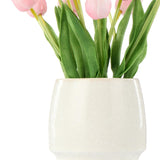 Rogue Tulip Bunch-Gianni Pot Pink 32x27x26cm