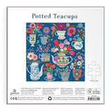 Galison Victoria Ball Potted Teacups Foil Puzzle 500 Piece | Minimax