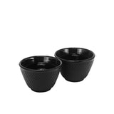 Hobnail Cast Iron Set of 2 Teacups - Minimax