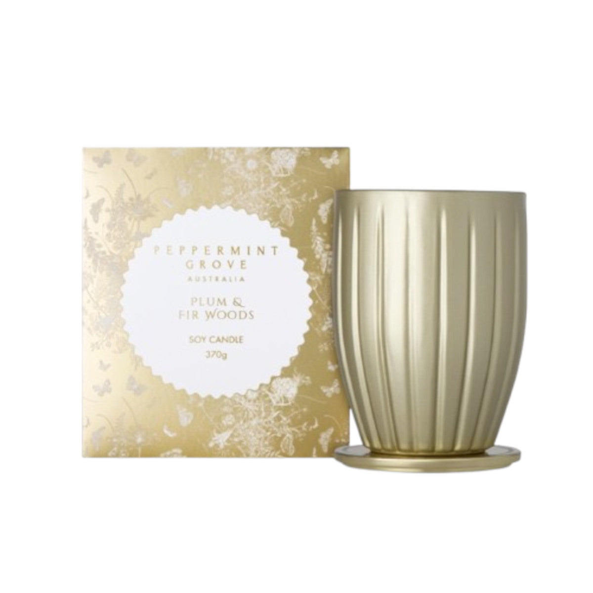 Peppermint Grove Plum & Fir Woods Candle 370g