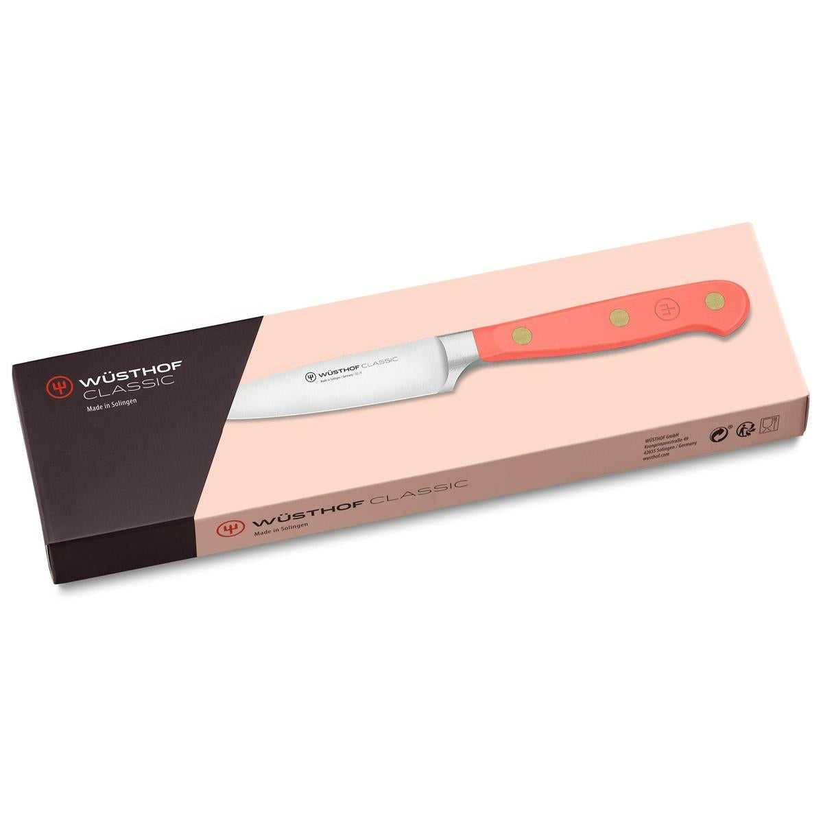 Wusthof Classic Colour Coral Peach Paring Knife 9cm