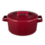 Maxwell & Williams Epicurious Round Casserole Gift Boxed Bordeaux 1.3L | Minimax