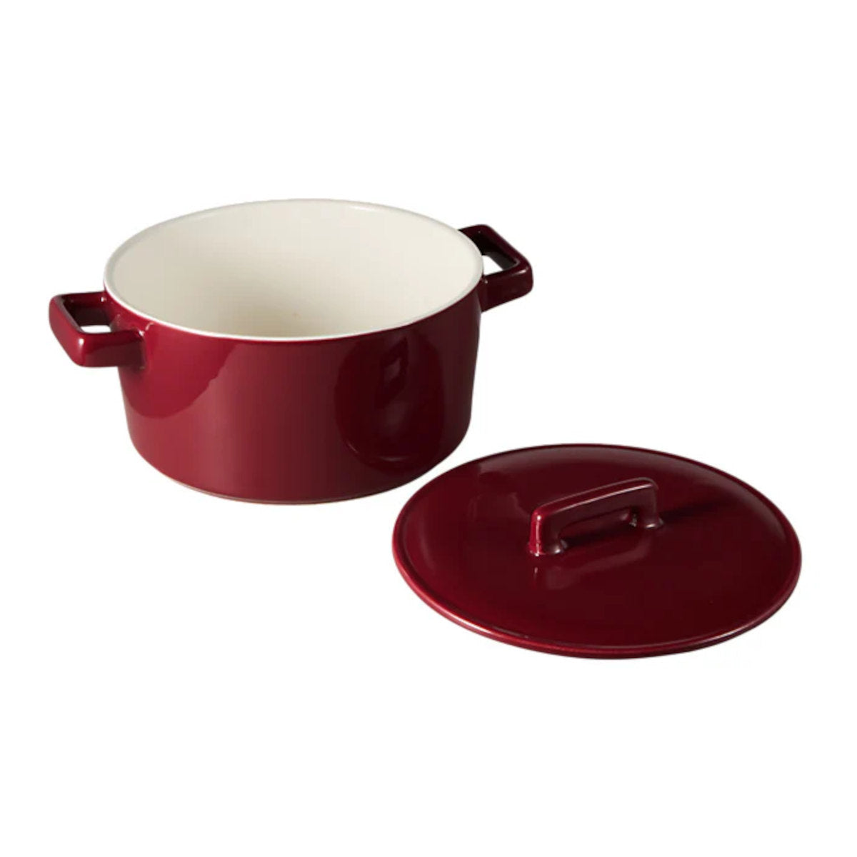 Maxwell & Williams Epicurious Round Casserole Gift Boxed Bordeaux 1.3L | Minimax