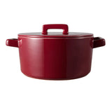 Maxwell & Williams Epicurious Round Casserole Gift Boxed Bordeaux 1.3L | Minimax