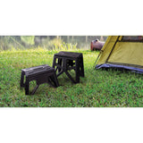 Maverick Foldable Stool Black Large | Minimax - in a camping