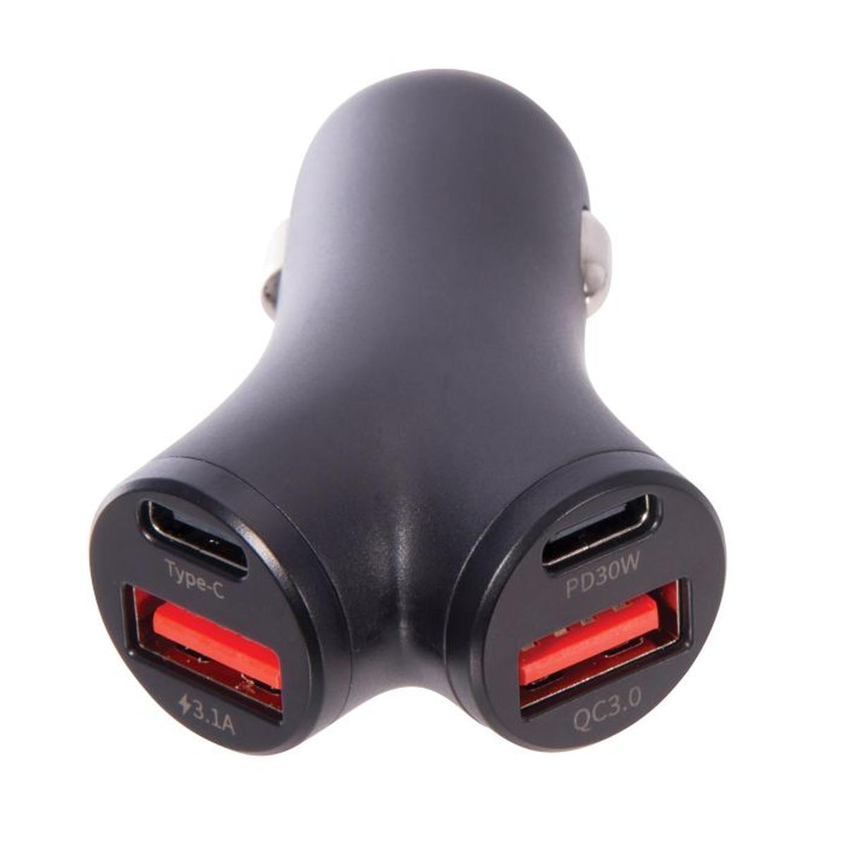 Maverick Multi-Port Car Charger Black | Minimax