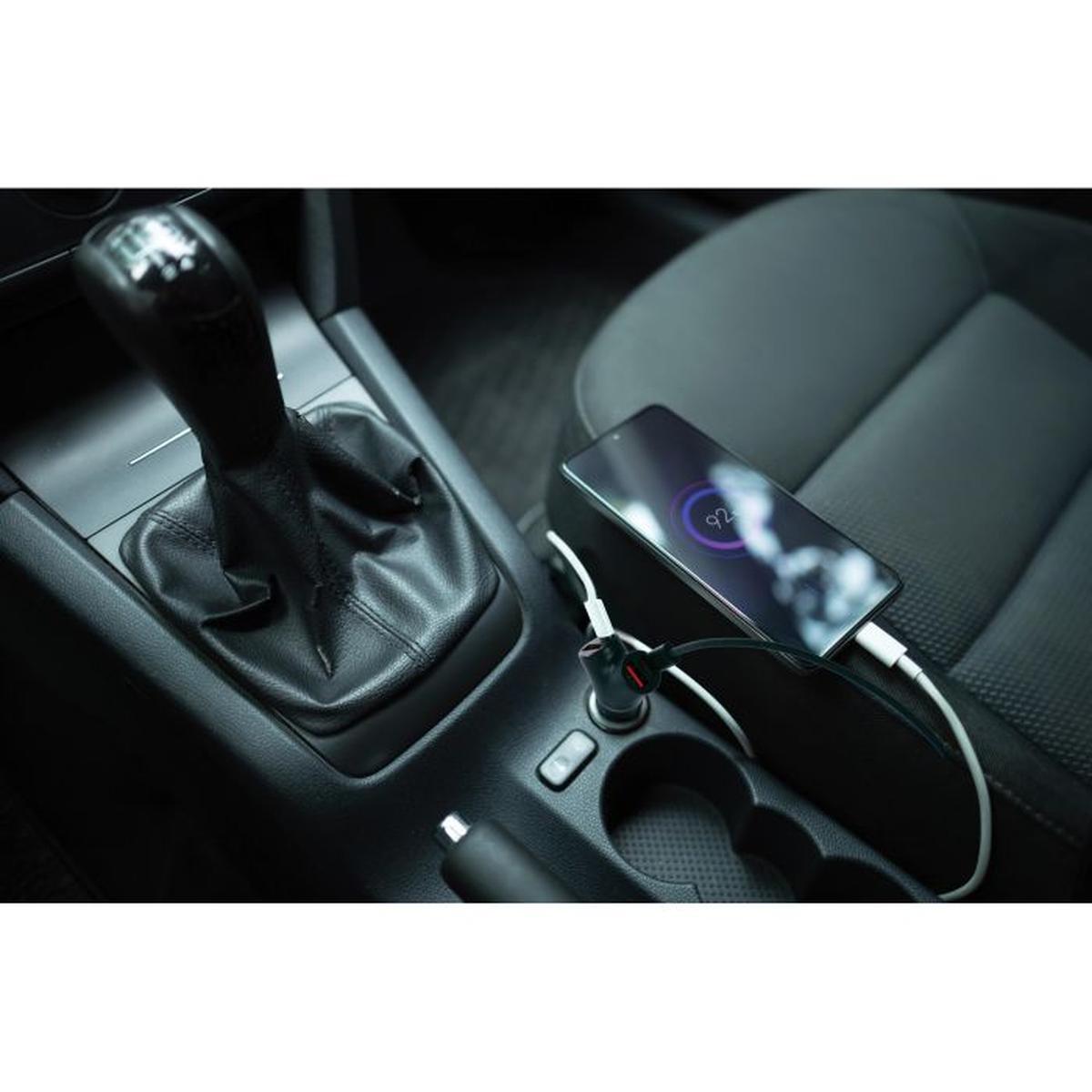 Maverick Multi-Port Car Charger Black - put in a car | Minimax