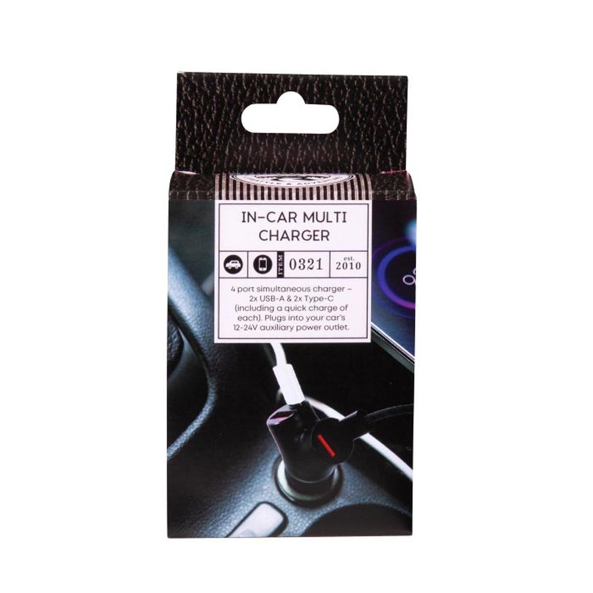 Maverick Multi-Port Car Charger Black | Minimax