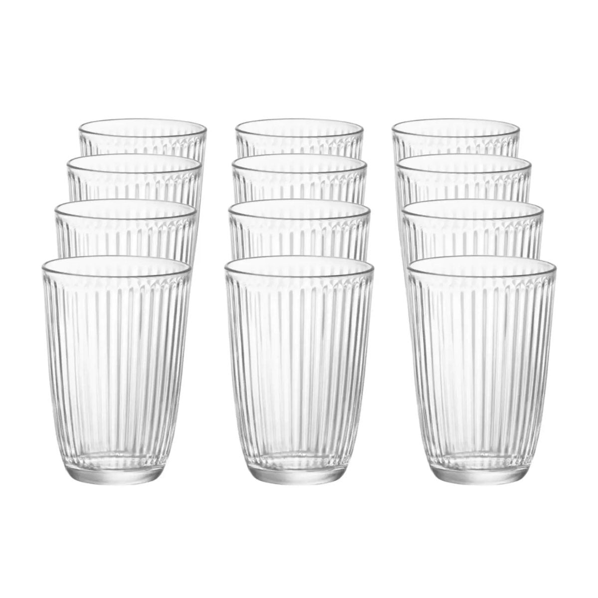 Bormioli Rocco Line Long Drink Glasses 390ml (Set of 12) | Minimax
