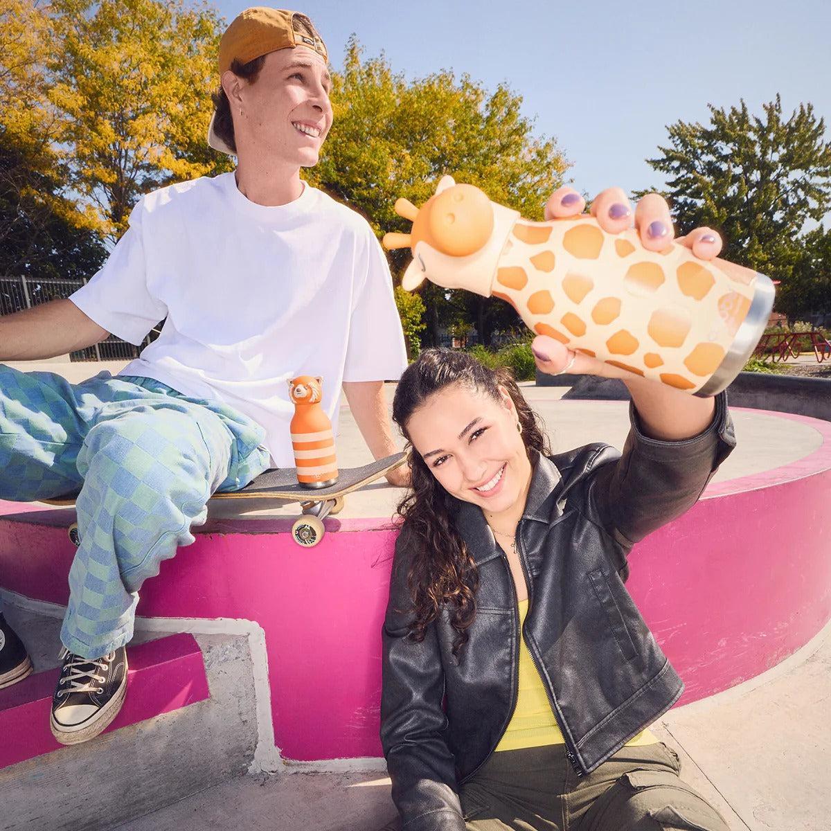 Asobu Bestie Double-Wall Insulated Bottle Giraffe 460ml