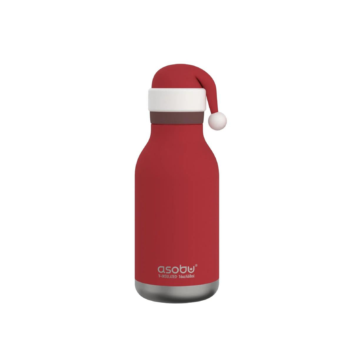Asobu Bestie Insulated Drink Bottle Santa 460ml